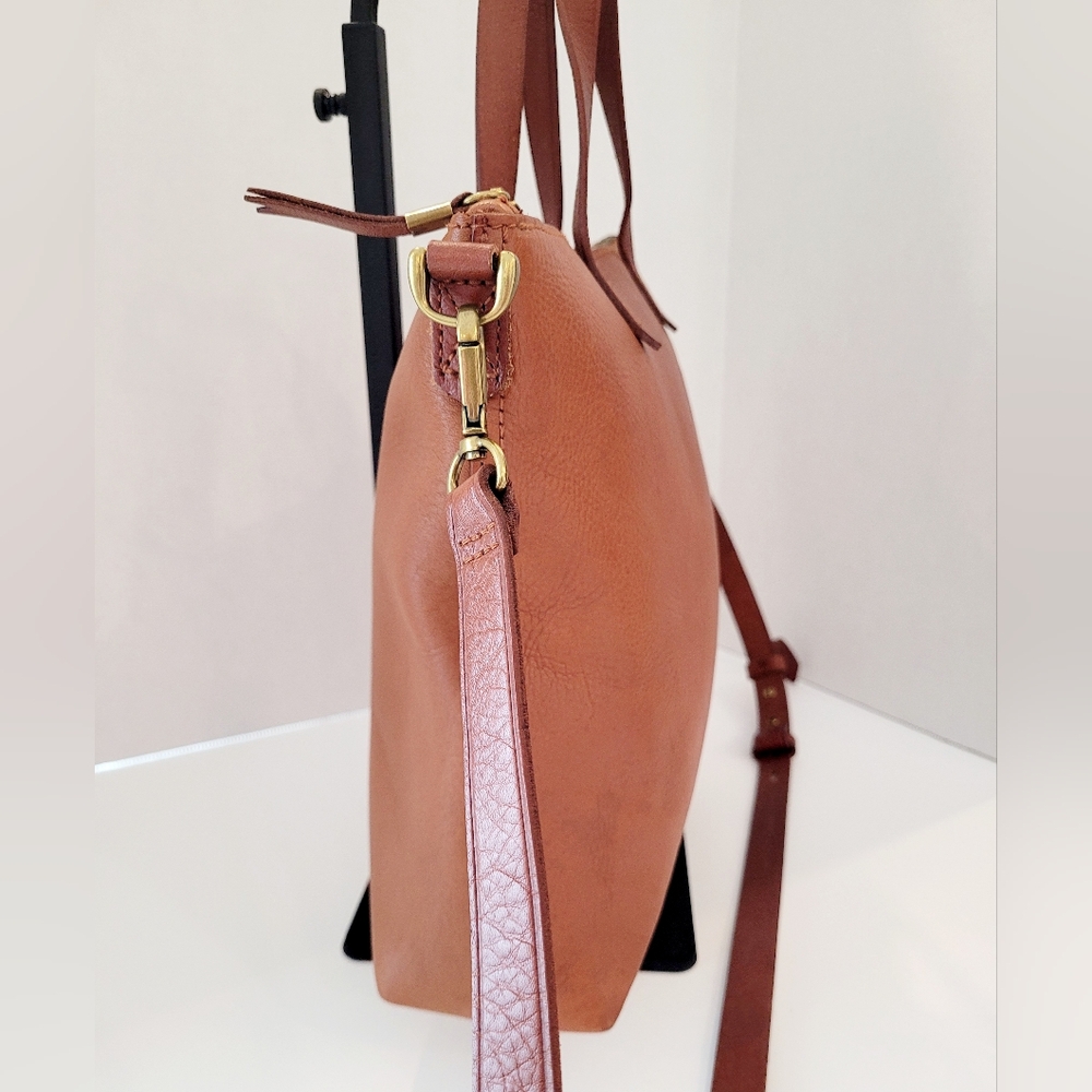Madewell Tan Leather Crossbody - Picture 2 of 6
